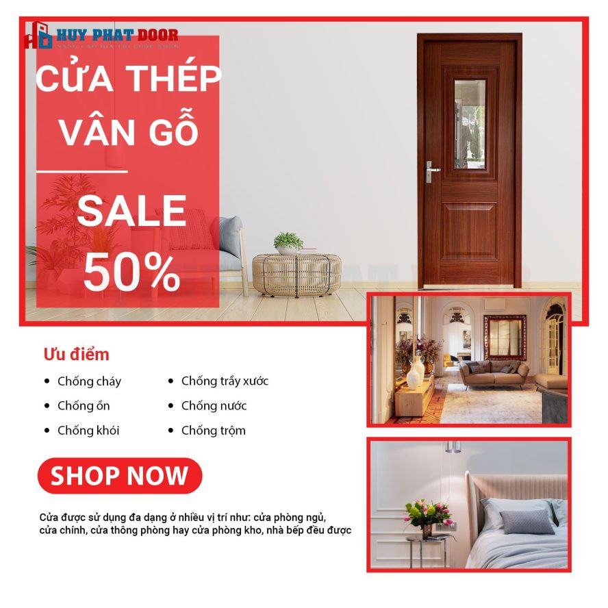 BÁO GIÁ CỬA THÉP HÀN QUỐC HUYPHATDOOR MỚI NHẤT 2025 – CHẤT LƯỢNG VƯỢT TRỘI